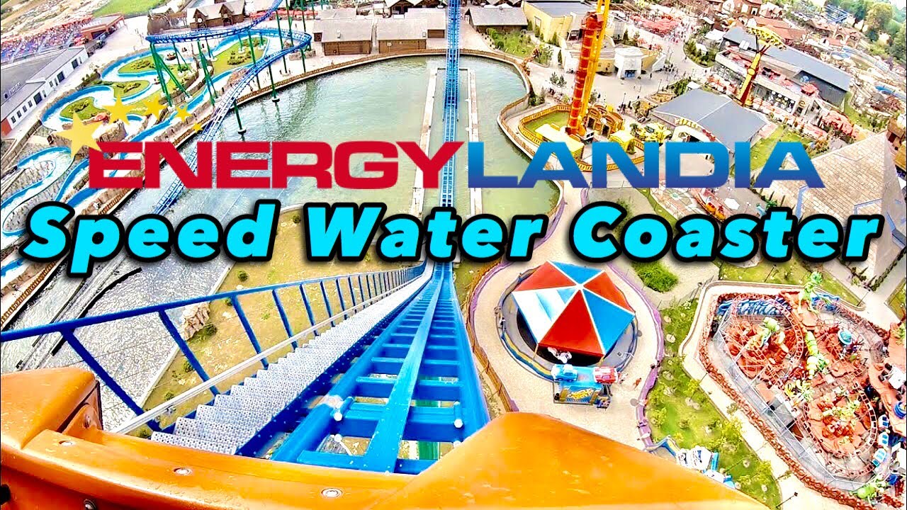 Speed Water Coaster Energylandia On Ride POV’s HD GoPro