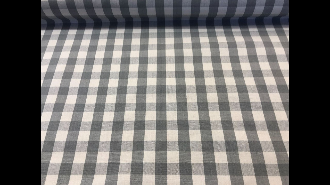 Gray Cotton Check