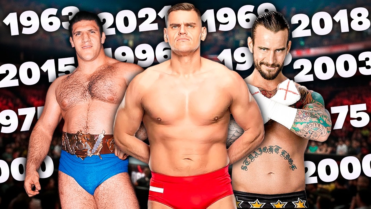 EL MEJOR LUCHADOR DE CADA AÑO EN WWE | 1963-2026