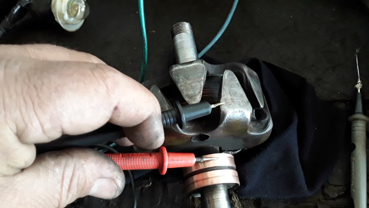 Teste do rotor alternador wapsa 14v 55A.