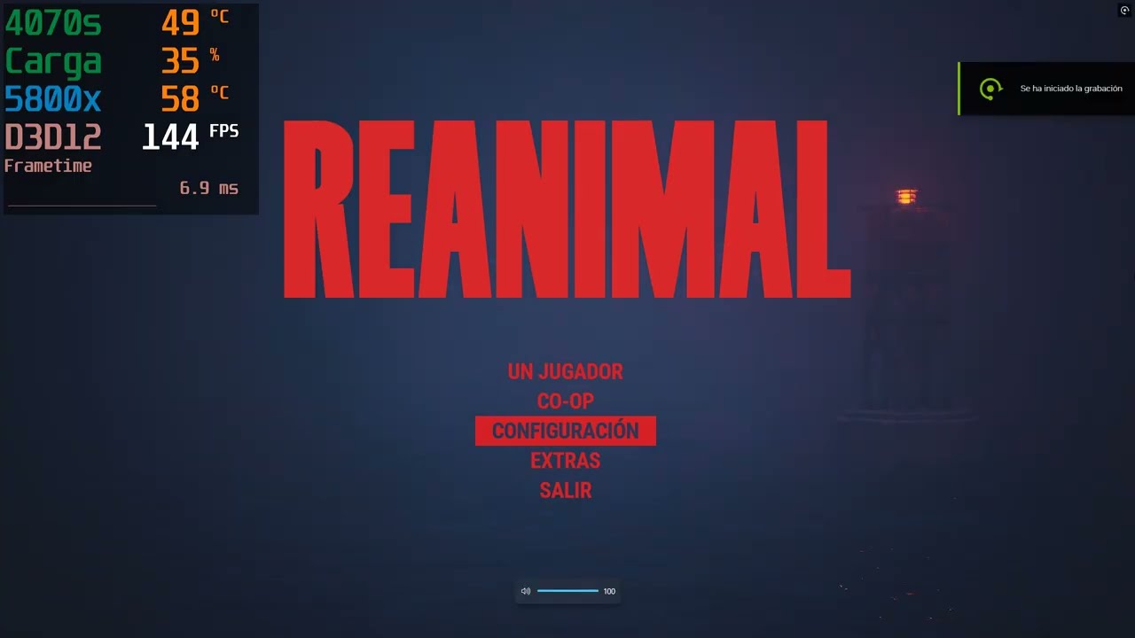 REANIMAL [PARTE 3 FINAL] 1440p 144Hz Rtx 4070 Super y Ryzen 7 5800x Gráficos en ULTRA DLSS Calidad