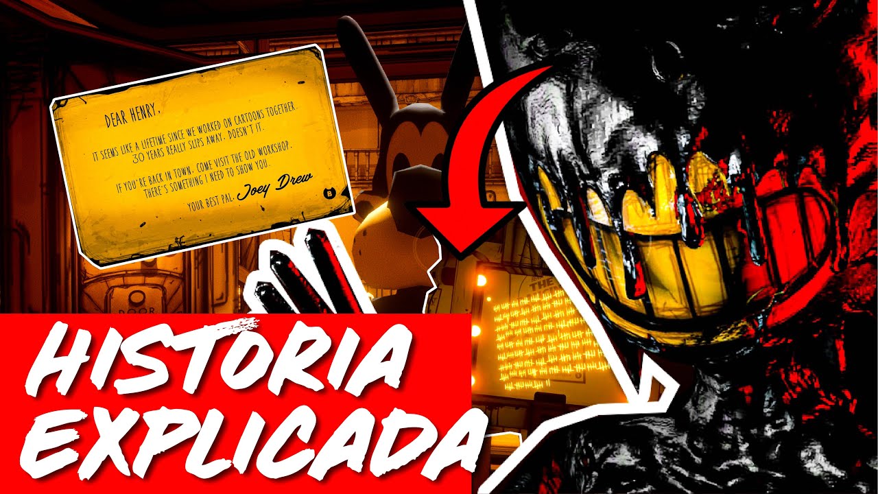 BENDY AND THE INK MACHINE: La Historia Explicada ¿VENGANZA? Final Explicado, Teorias y MÁS!