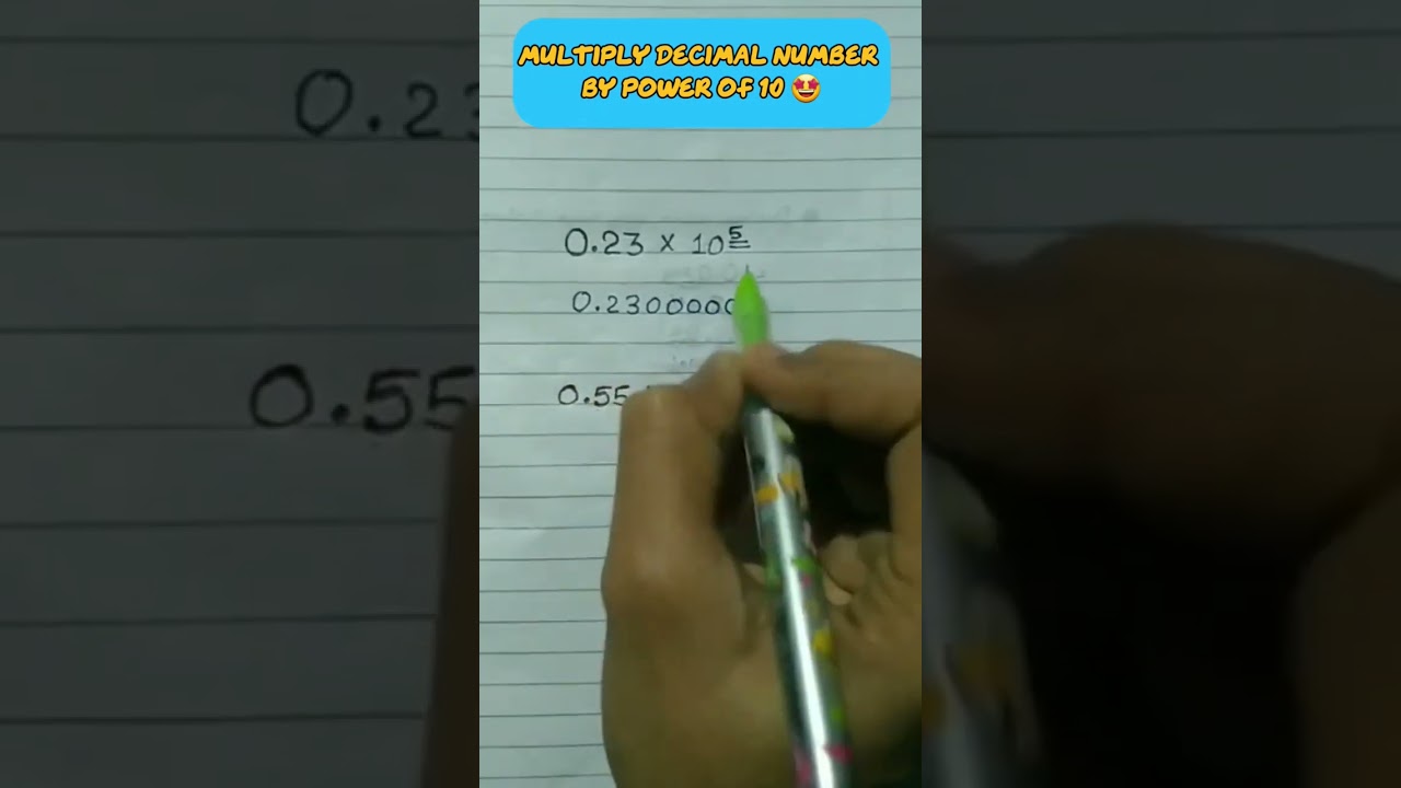 Multiply Decimal Number By Power of 10 🤗