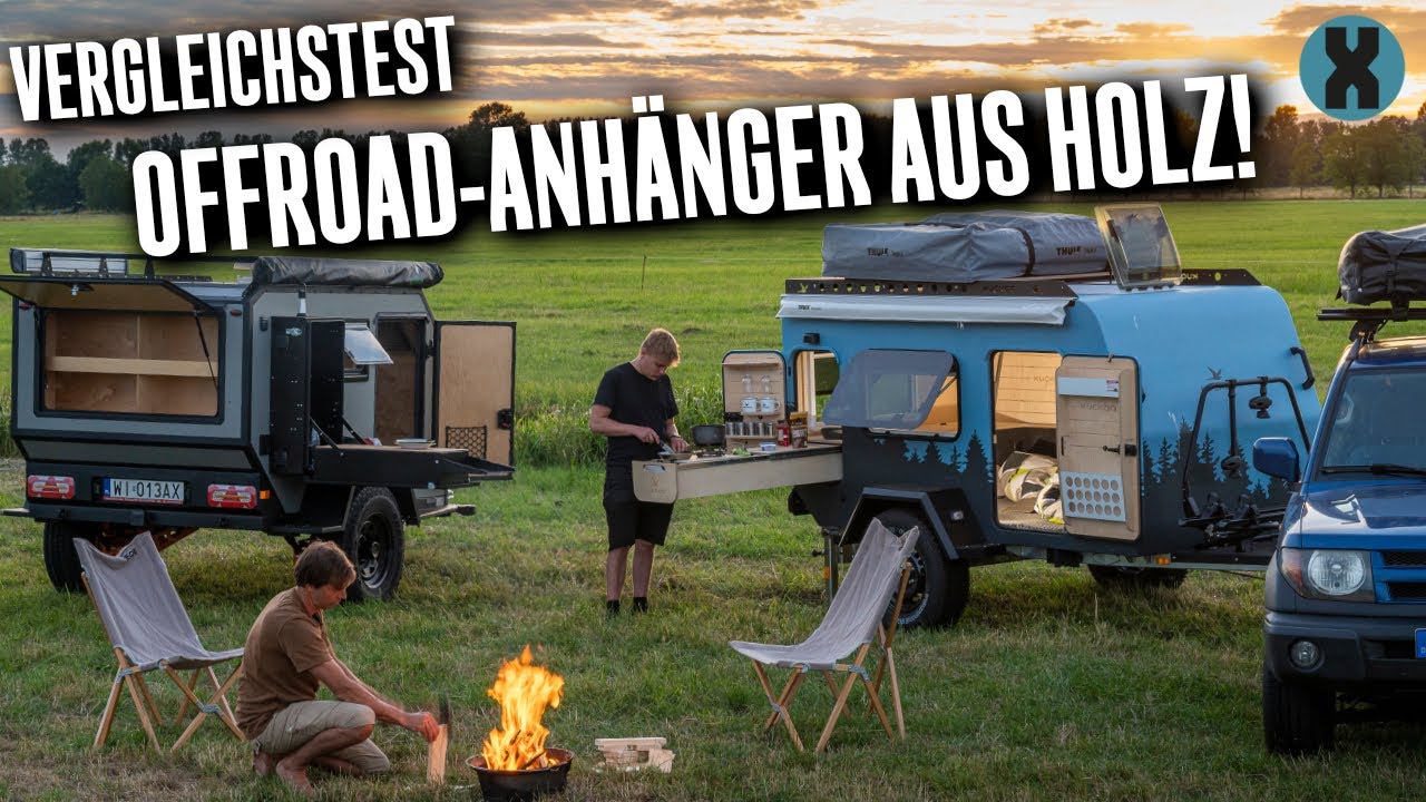 Welcher Holz-Trailer ist besser? Bruno (Kuckoo), oder Sideway (Maturi)? Offroad-Test! (🇩🇪+🇬🇧🇺🇸)