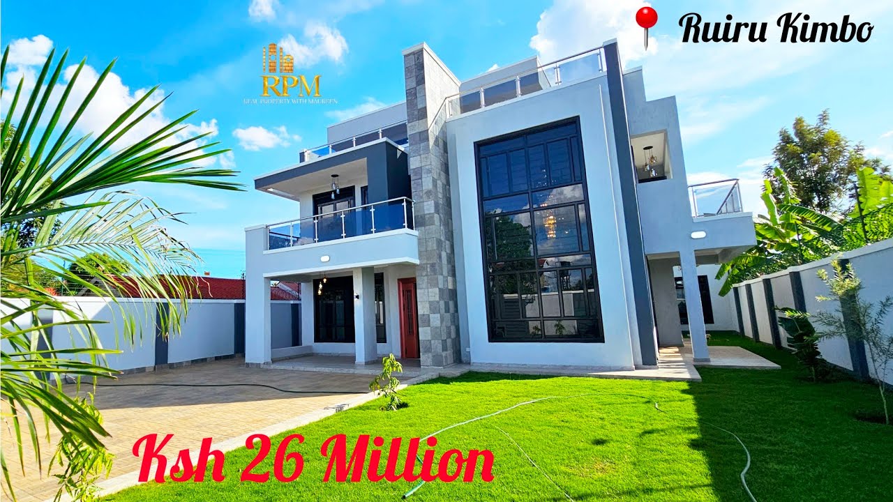 Detailed tour of a contemporary custom designed villa in ruiru mugutha || 26MILLION only ||Thika rd