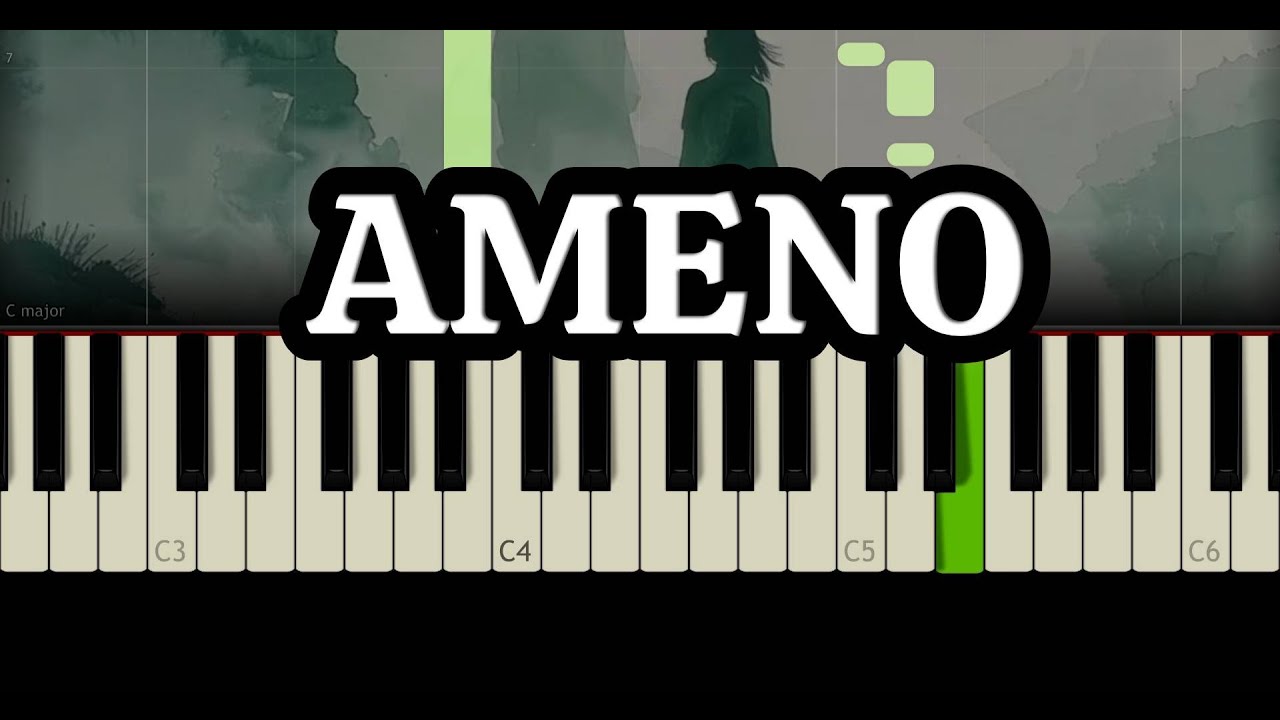 ERA - Ameno - Slow Easy Piano Tutorial