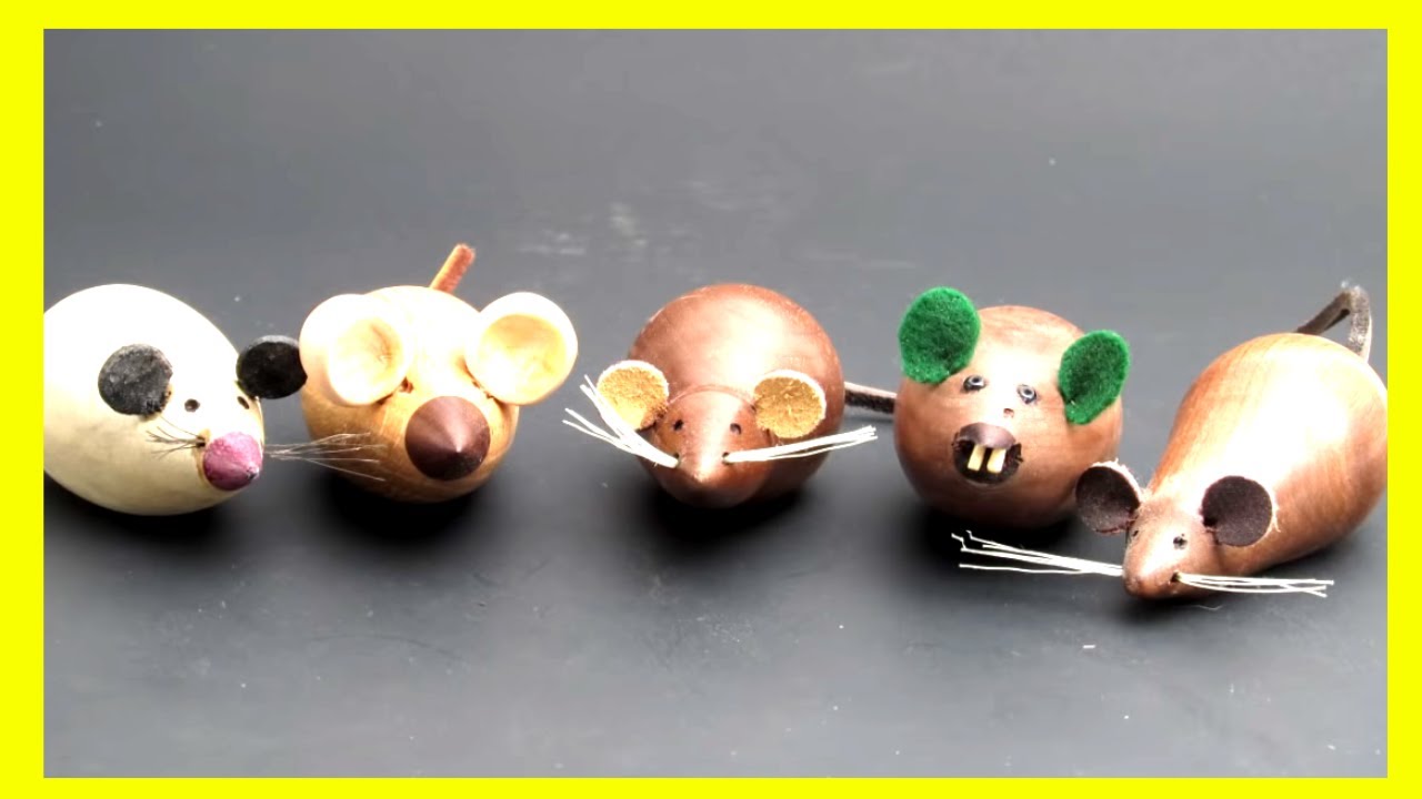 Как перевернуть деревянную мышь