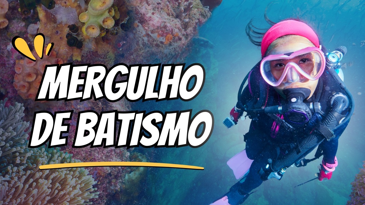 Mergulho com Cilindro Sem Curso? Veja Como Funciona o Mergulho de Batismo 🤿🐠