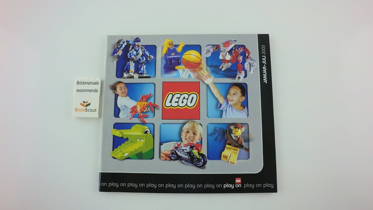2003 Large LEGO&reg; Summer Catalogue Review discover Toy History in 4K