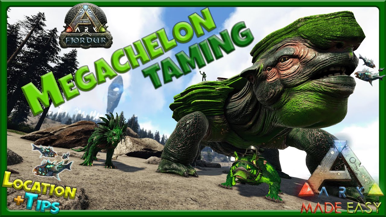 🐢 Megachelon Location & Taming 🏹 Fjordur | ARK: Made Easy