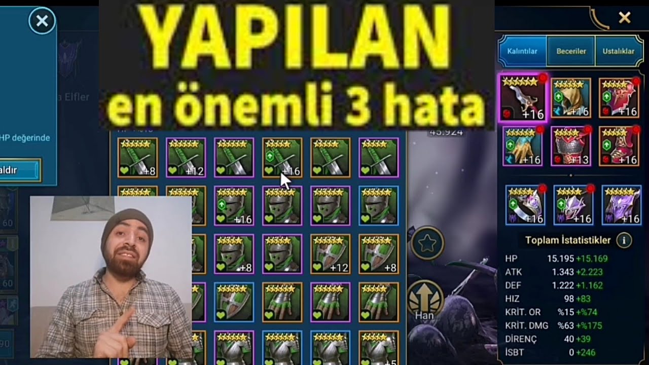 ASLA YAPILMAMASI GEREKEN 3 ÖNEMLİ KONU | RAID: Shadow Legends Türkçe