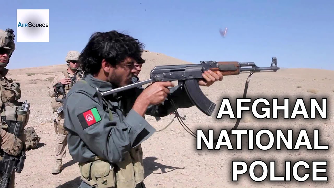 US Marines Train Afghan National Police