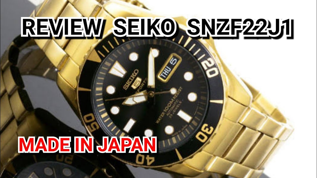 REVIEW SEIKO SNZF22J1 MADE IN JAPAN | รีวิวนาฬิกา ไซโก้ ตัวเจแปน ของแท้ SEIKO 5 SNZF22J1