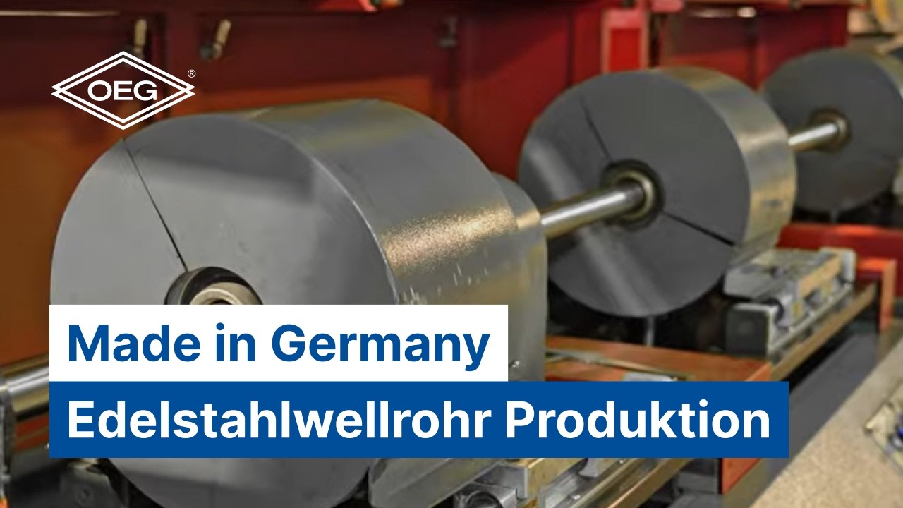 Edelstahlwellrohr Produktion bei OEG – Made in Germany in Lienen