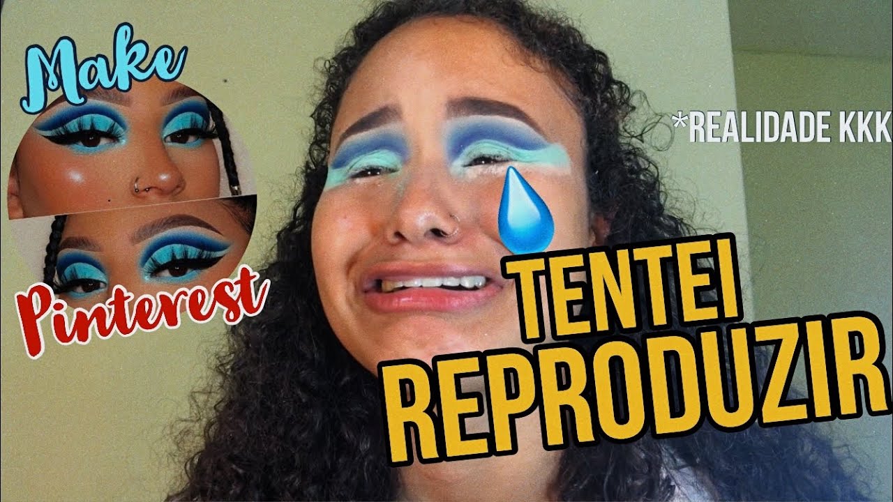 REPRODUZINDO MAKE DO PINTEREST | Realzão