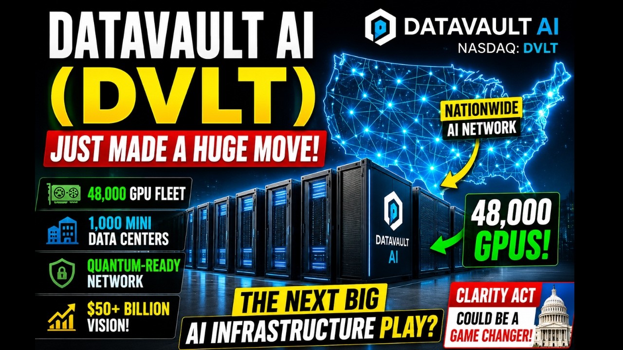 Компания Datavault AI (DVLT) потрясла инвесторов этим ОГРОМНЫМ шагом в сфере искусственного интел...