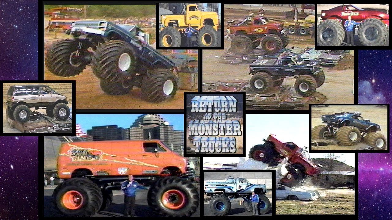 RETURN OF THE MONSTER TRUCKS! FULL 1986 TV SHOW WITH COMMERCIALS! JAN GABRIEL, CLAUDE AKINS!