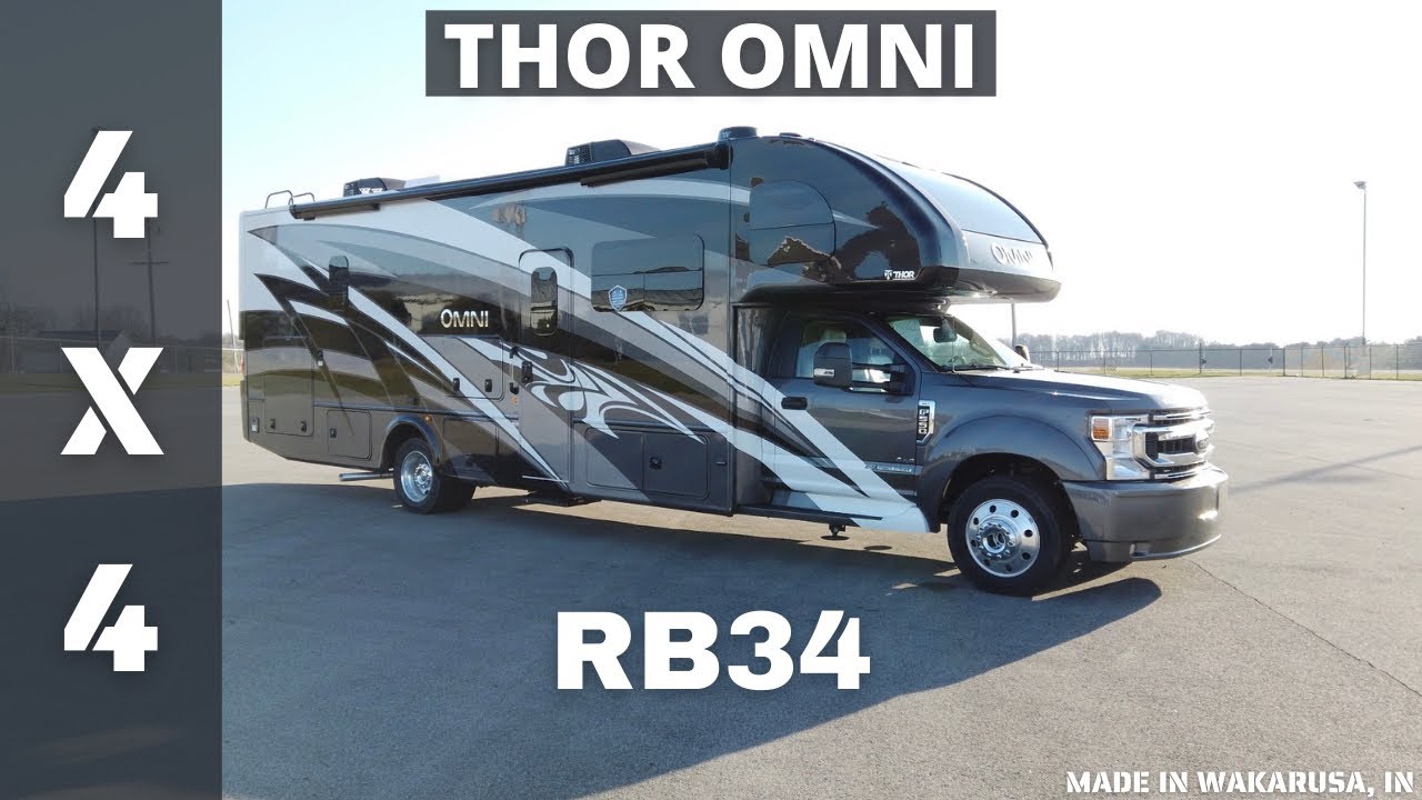 2021 Omni RB34 - 4x4 Bunk Model with Washer/Dryer Prep