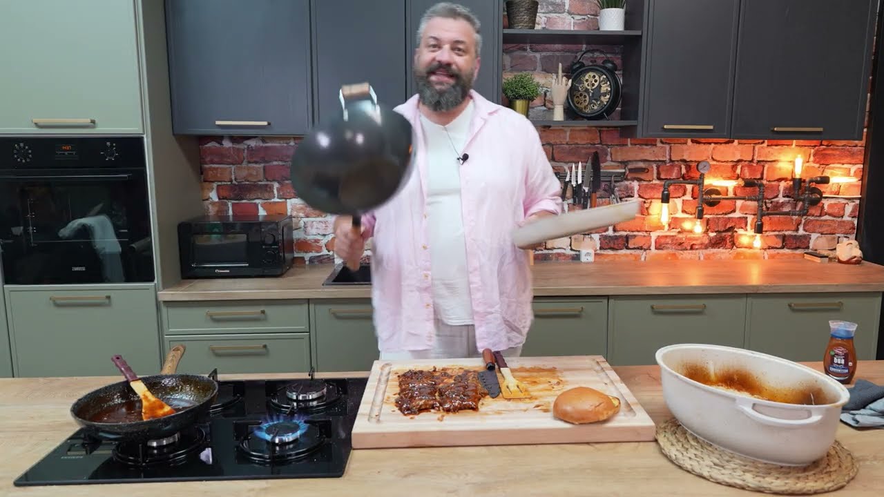 Spare Ribs Burger απ΄ τον The Greek Master Chef | NAVA Mαγειρική!