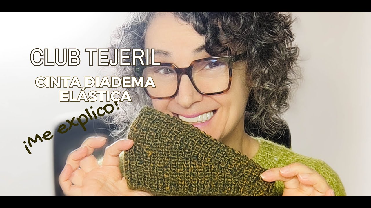 Cómo tejer la Cinta - Diadema Elástica