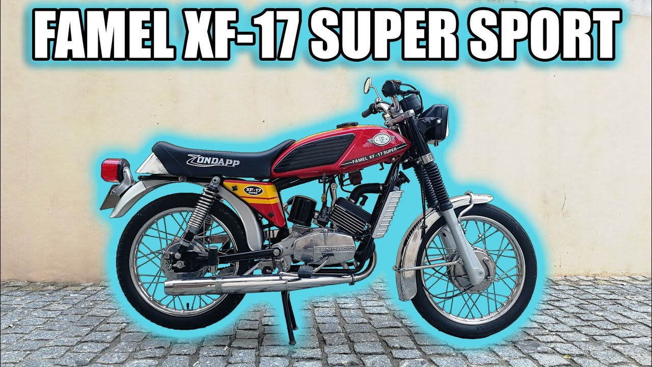 MÍTICA MOTA PORTUGUESA!! * Zundapp Famel XF 17 Super *