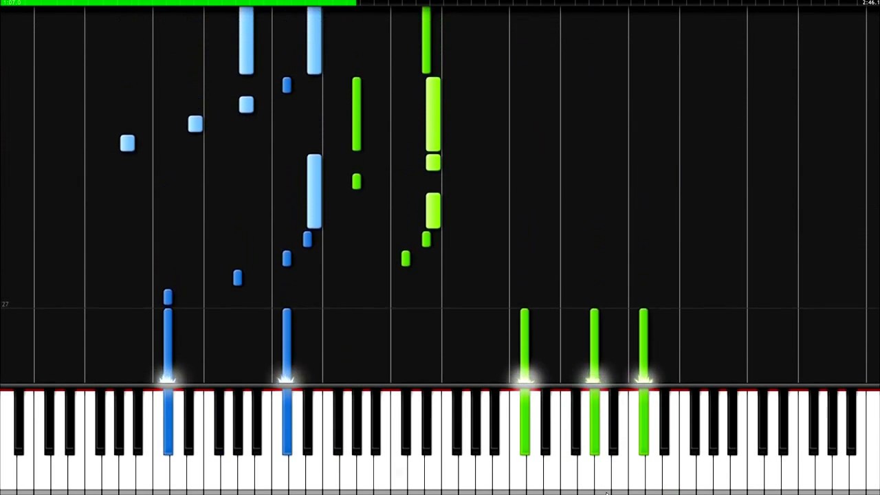Metal Gear Solid Main Theme PIANO TUTORIAL Cover (Synthesia)