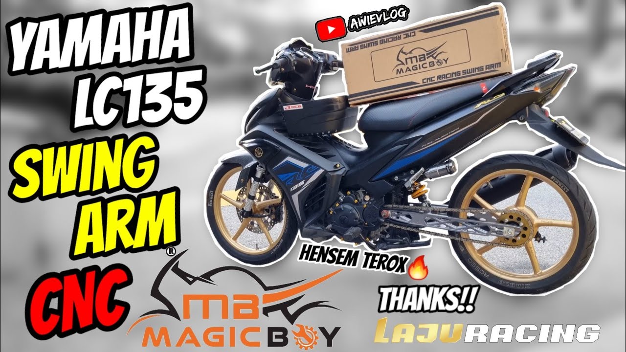 LC135 Swing Arm CNC Magicboy 🔥| Plug n Play | Yamaha LC135 | 2022
