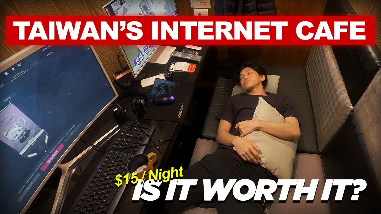 Overnight at an Internet Cafe