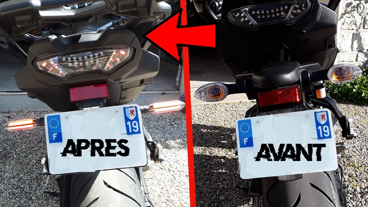[Tuto - Méca] Montage clignotant led + support de plaque court - Yamaha Tracer 900