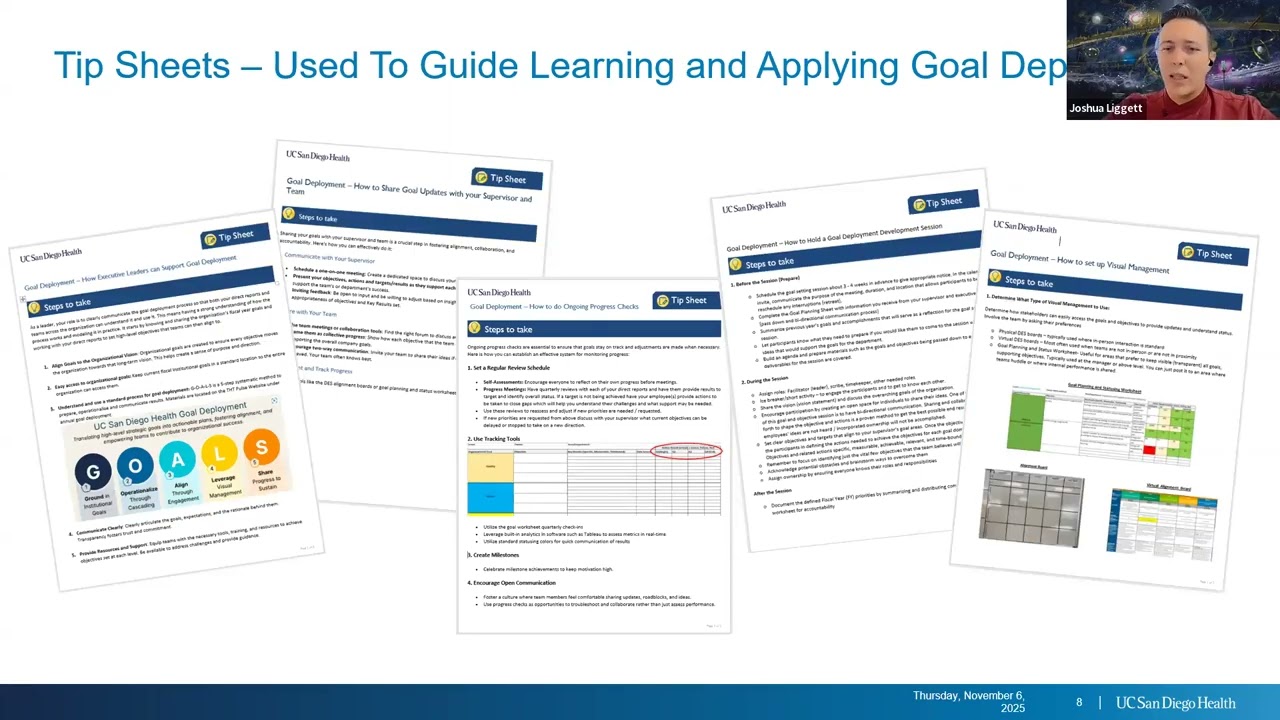 UCSD Health FY26 Goal Deployment Actionable Plans