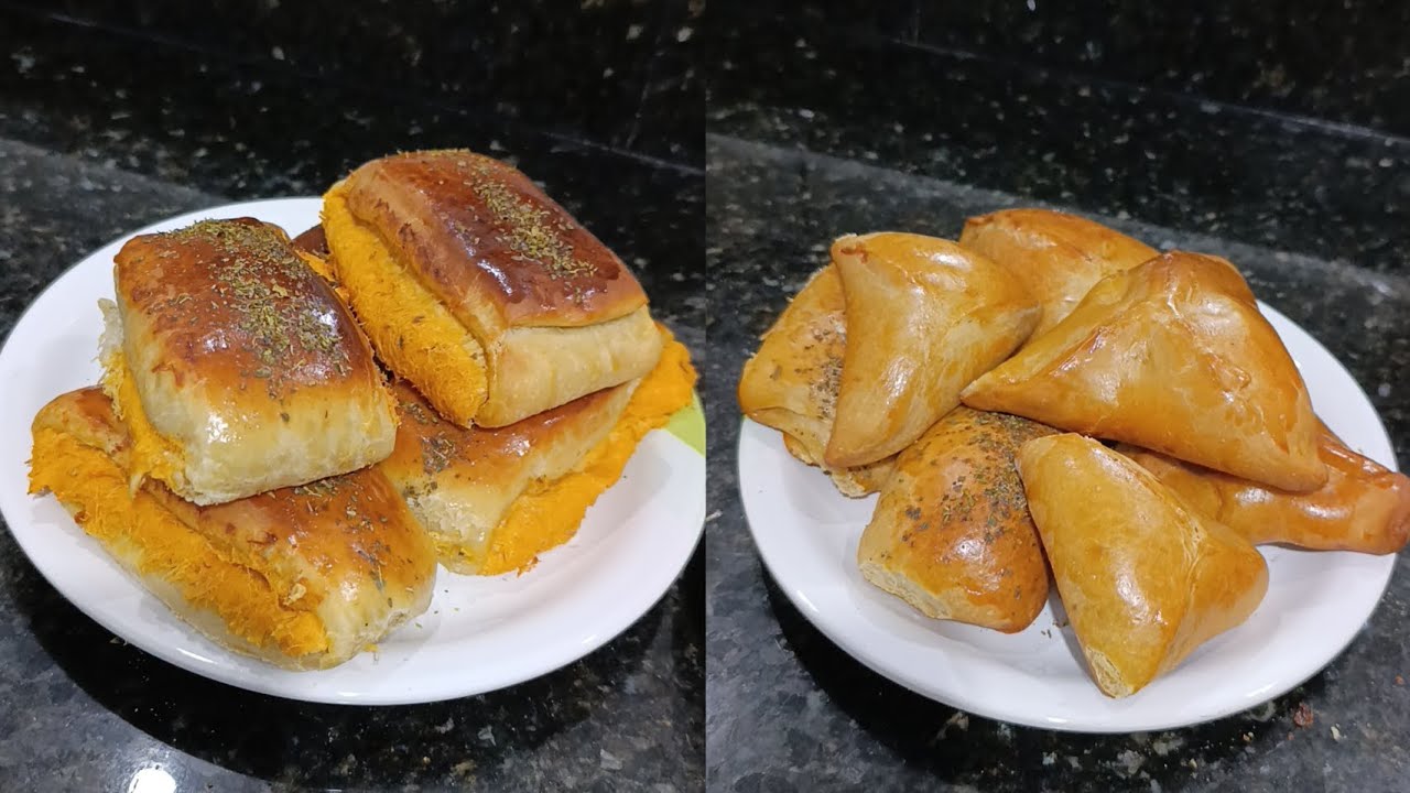 Joelho e Esfiha de frango Cremoso / Daniela Borges 