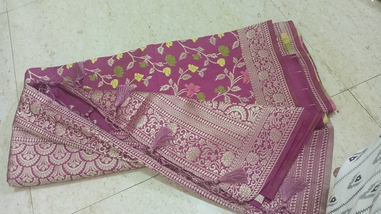  Banarasi silk saree handloom Sadi