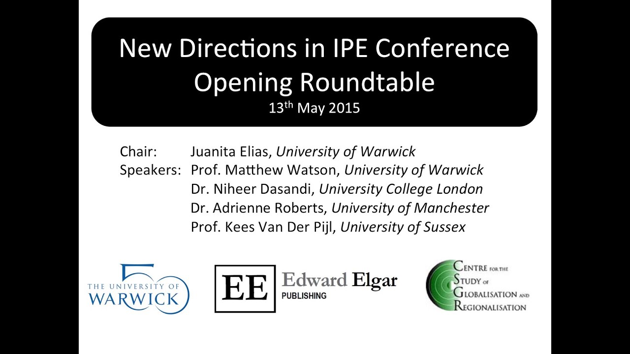 New Directions in IPE Conference 2015 Opening Roundtable