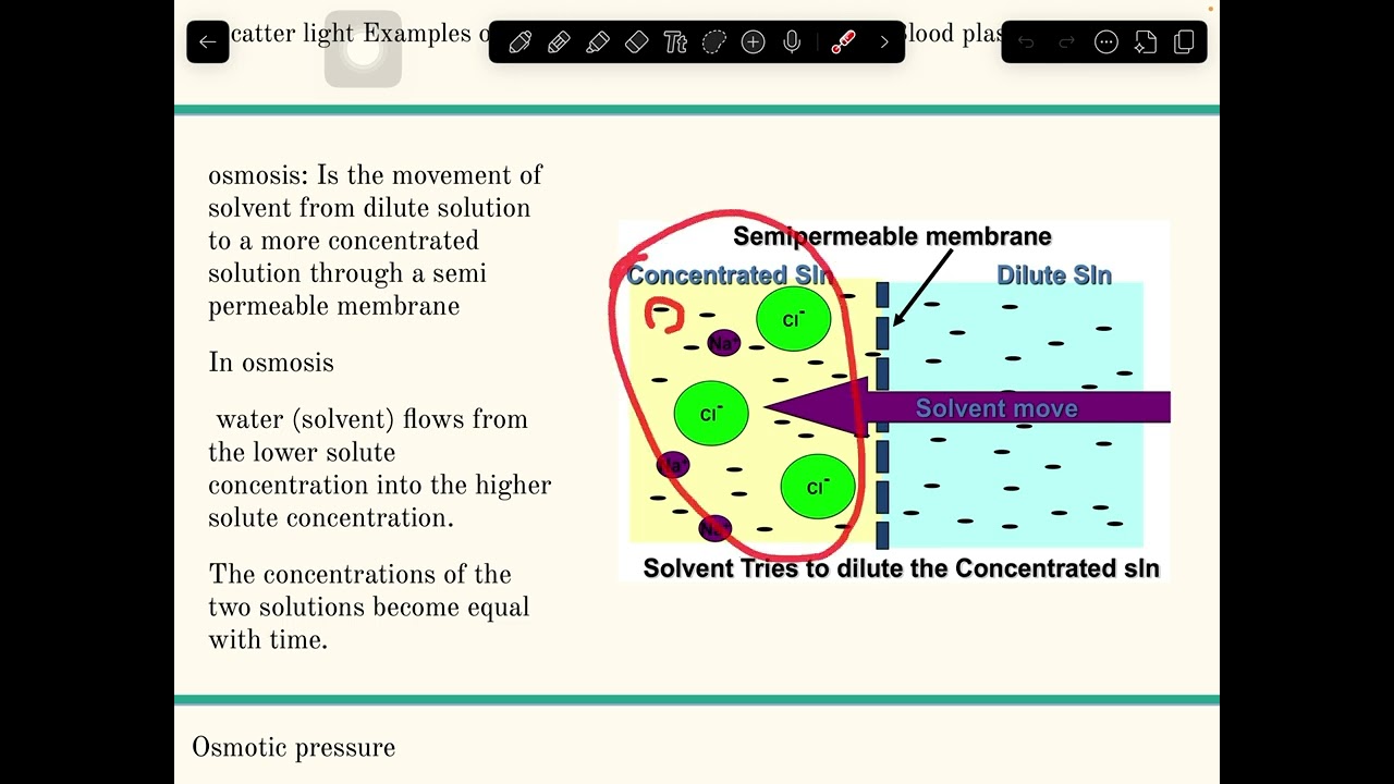 مادة الكيمياء جامعة طب البصرة  G1S1 I Basra I Biochemistry Colloidal chemistry and biological system
