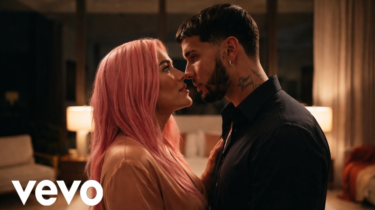 Karol G , Anuel AA - Besame Asi (Video Official)[lyrics]