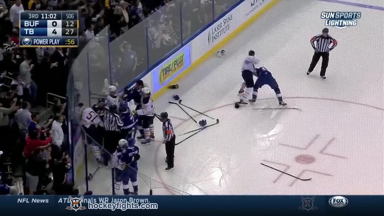 Zemgus Girgensons vs Cedric Paquette Dec 4, 2014