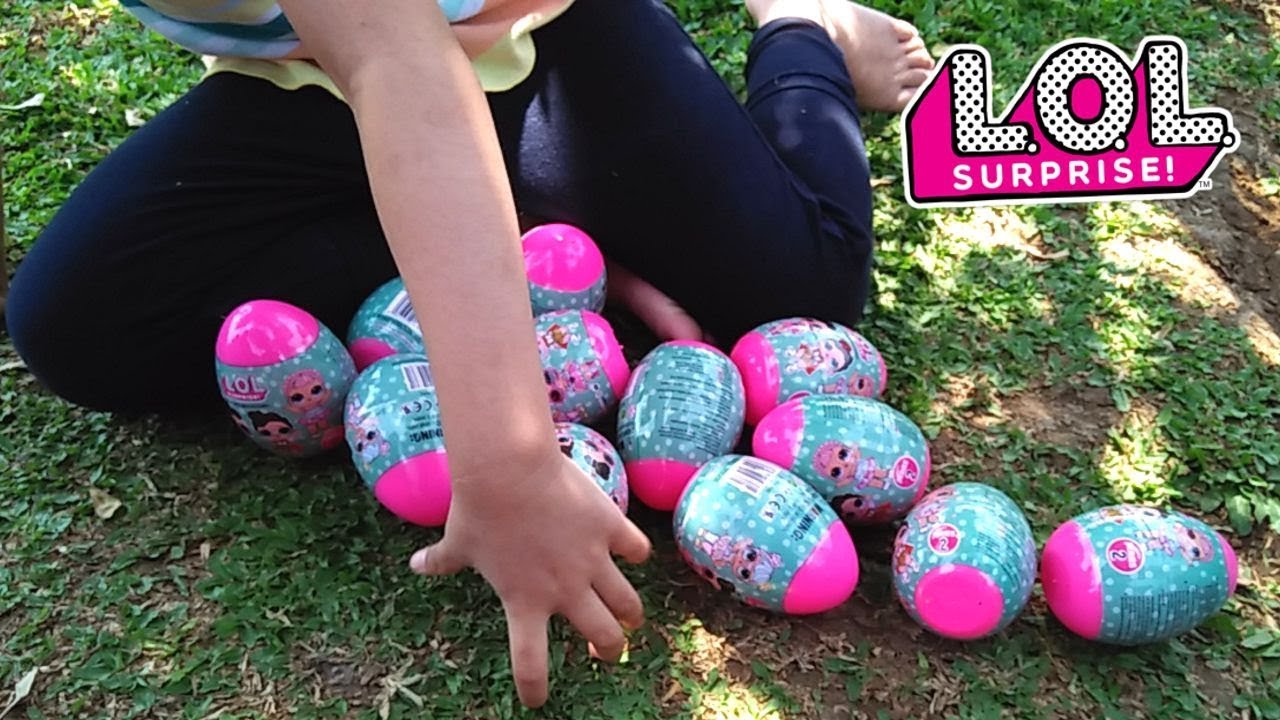 Ada Harta Karun Tersembunyi LOL Surprise Egg Di Taman Kota