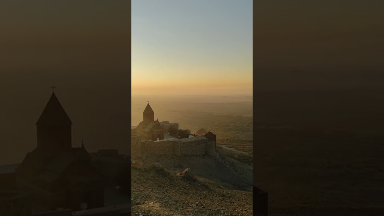 Khor Virap Monastery #armenia #monastery #religion #christianity #tourism #video #reels #shorts