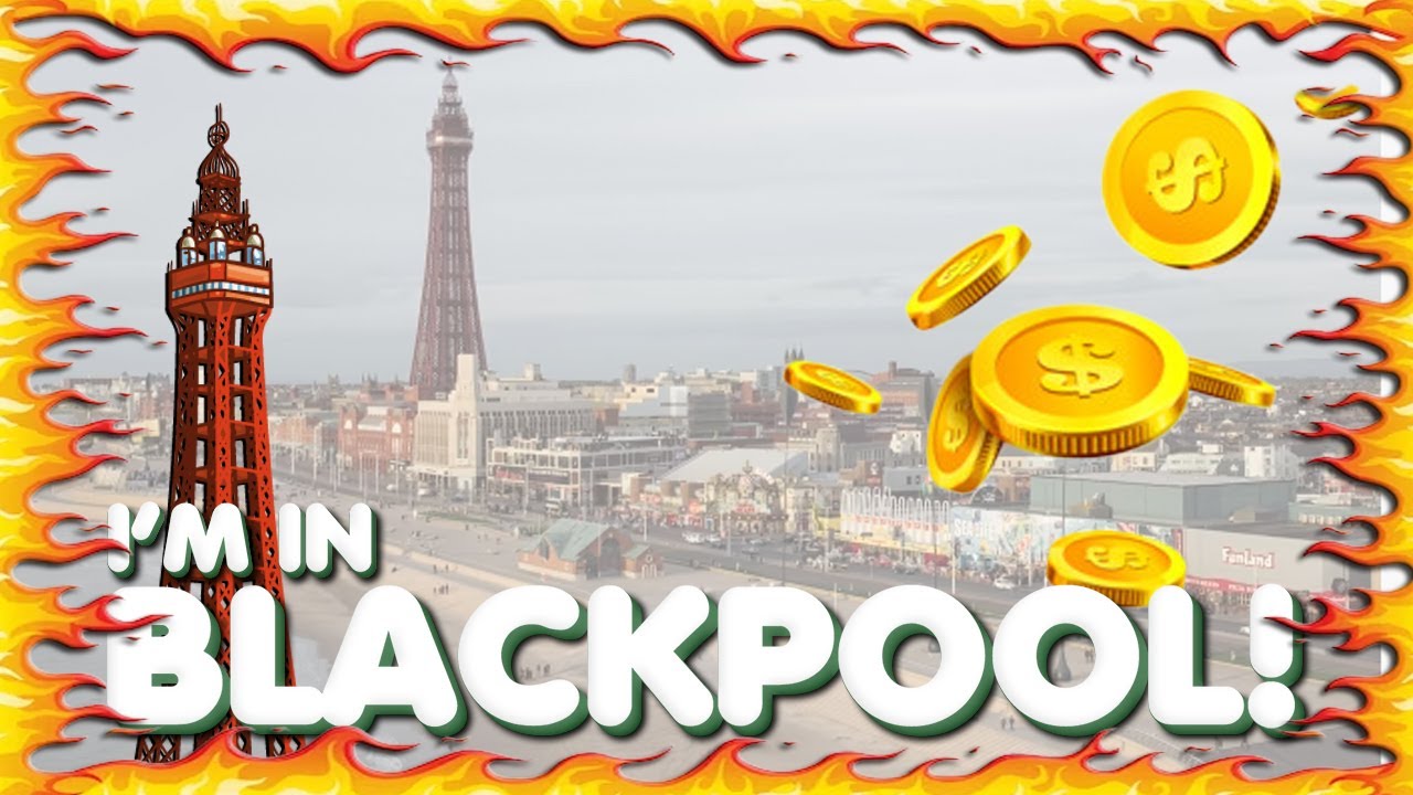 I'm in Blackpool 🤯 £500 Jackpot Slots and Classic Fruit Machines! 🗼