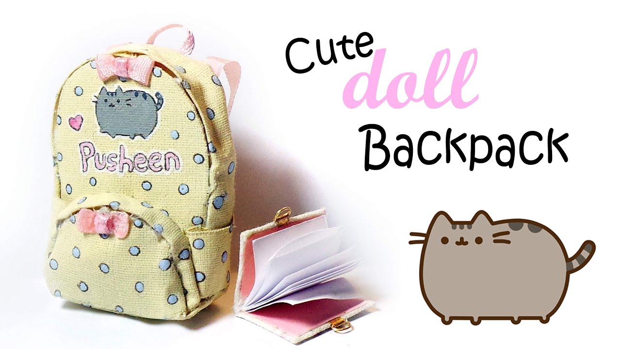 Cute Doll Backpack Tutorial (Pusheen Inspired)