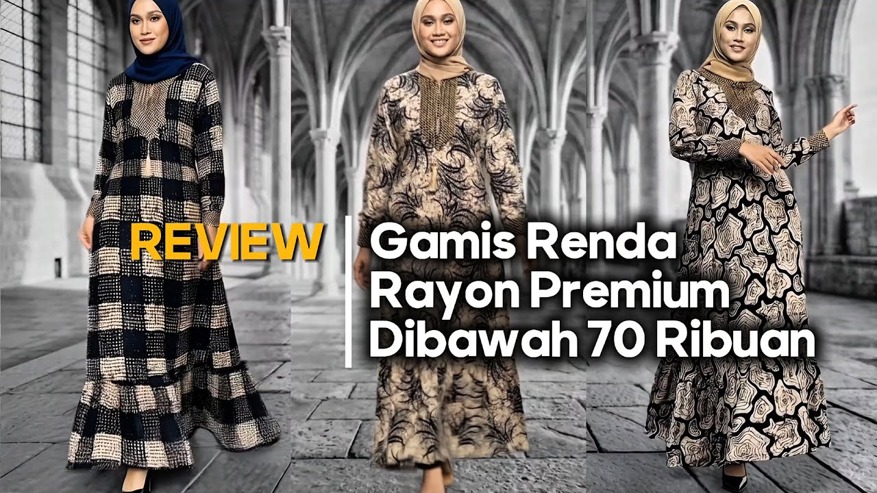 Review Gamis Renda Sultan Rayon Premium: Adem, Busui Friendly & Muat BB 70kg!