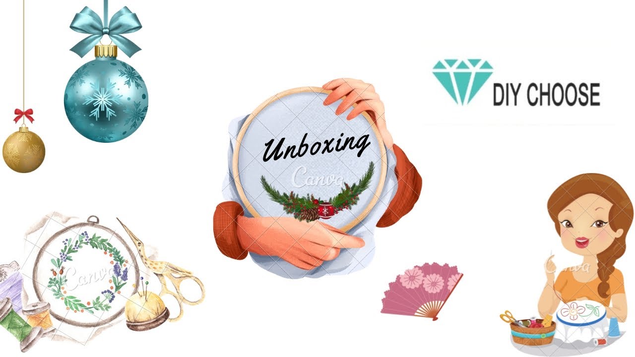 Unboxing #diychoose #pointdecroix #crossstitch #broderie #broderietraditionelle #unboxing