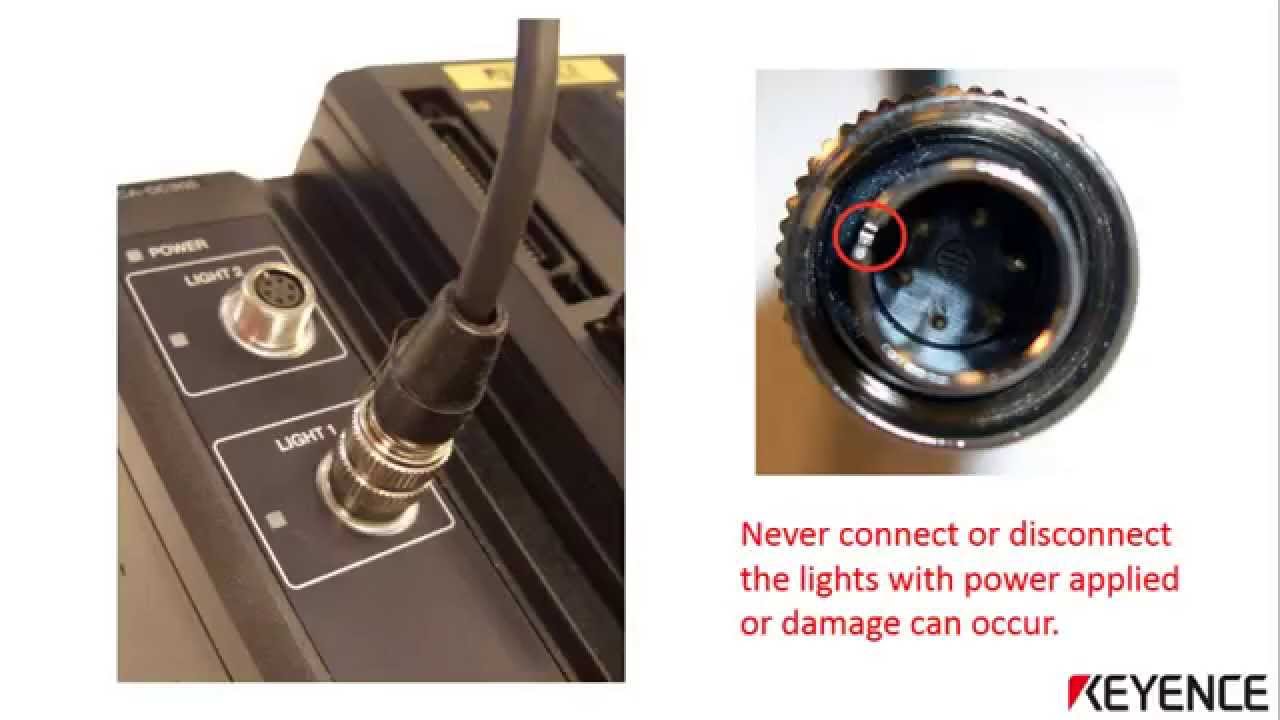 Connecting & Powering Up the KEYENCE CV-X Series Vision Controller