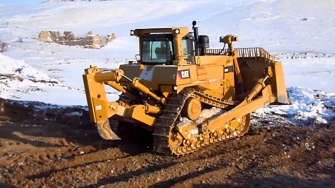 Рыхление бульдозер CAT D9R