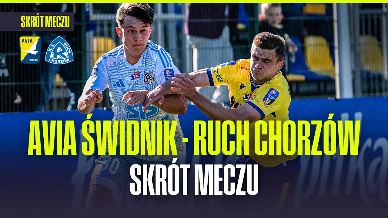 SKR&Oacute;T: RUCH CHORZ&Oacute;W WYELIMINOWANY PRZEZ AVIĘ ŚWIDNIK! SENSACJA W PUCHARZE POLSKI