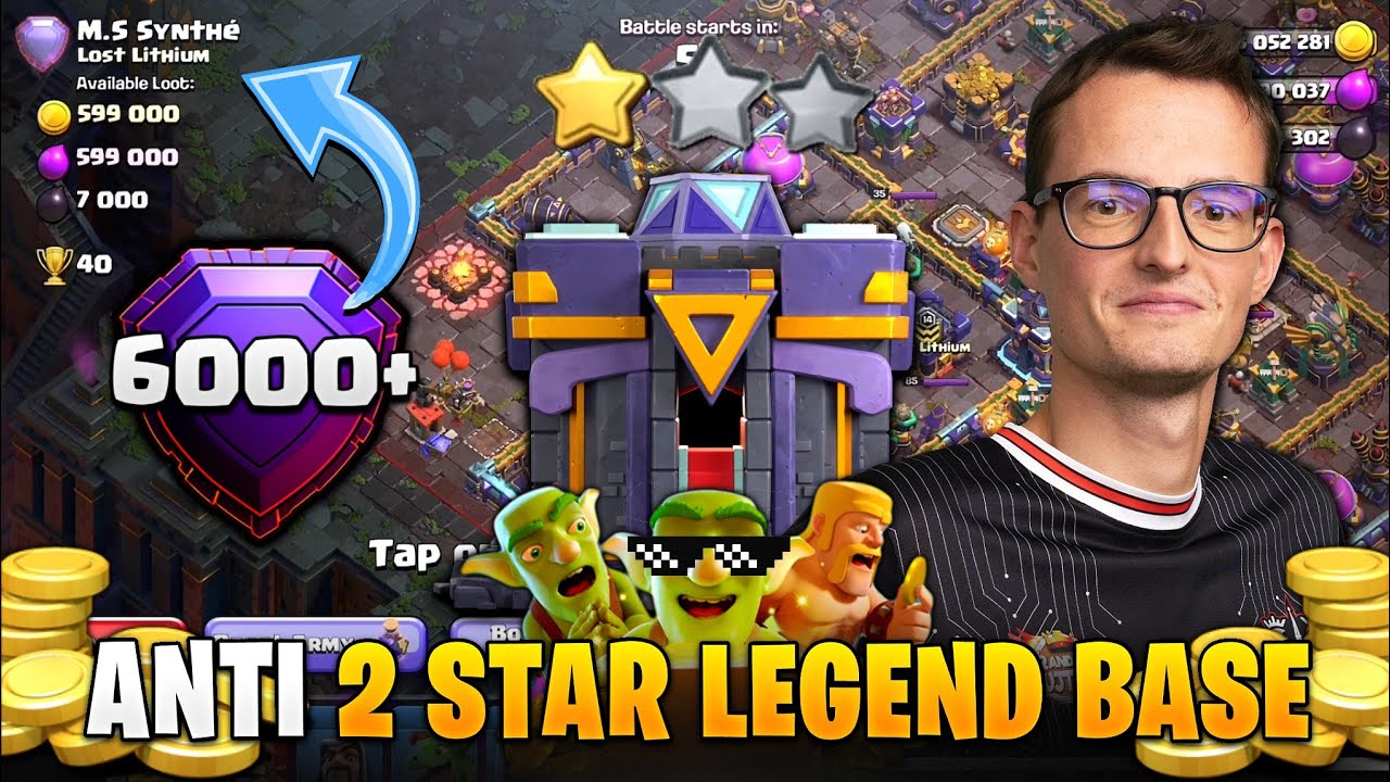 Top 5 TH15 Legend Bases + Link | Global Top Legend Player Base | Anti 2 Star Trophy Pushing Bases |