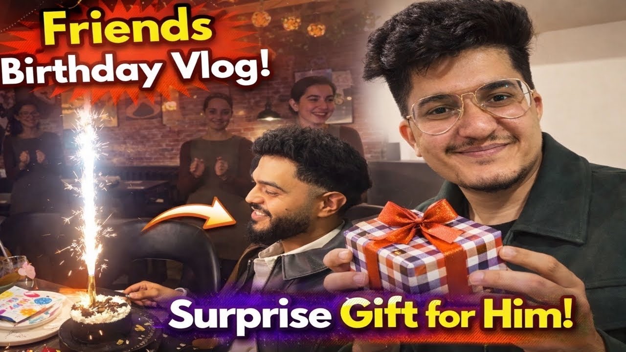 👉 Friends Birthday Vlog 🎂 | Surprise Gift for Him | Canada Indian Vlog!