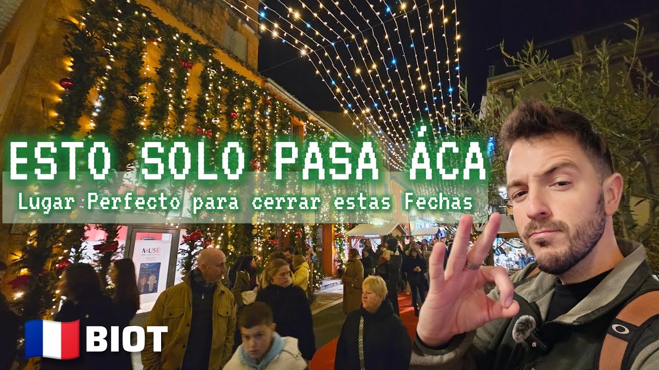 El mejor pueblo de la Costa Azul para visitar en estas fechas BIOT ~ FRANCIA 