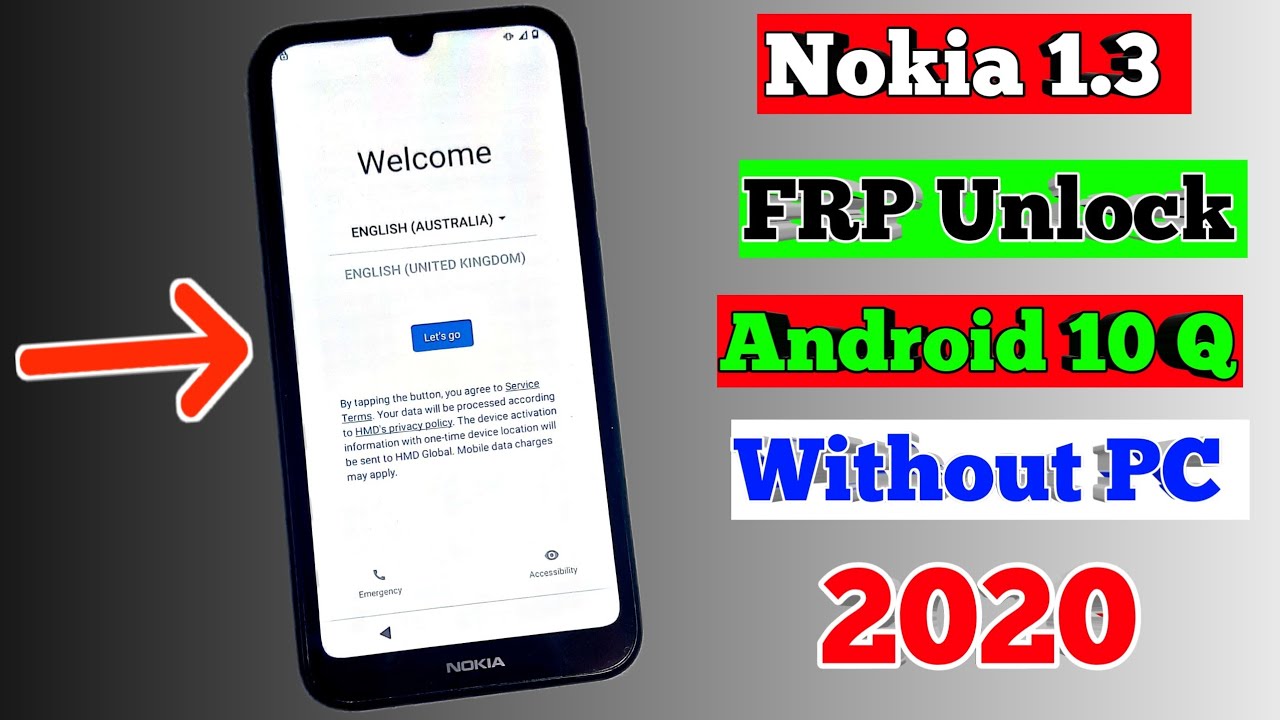 FRP Unlock Nokia 1.3 Android 10 2020 Bypass Google Account Nokia TA 1205 Without PC New Method