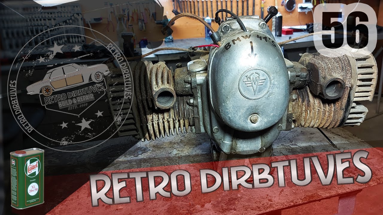 1945m. Dnepr Ural K-750 variklio ardymas. Emka - puiki BMW kopija? || RETRO Dirbtuvės